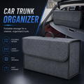 Foldable Felt Car Trunk Organizer – Large Capacity Storage Box