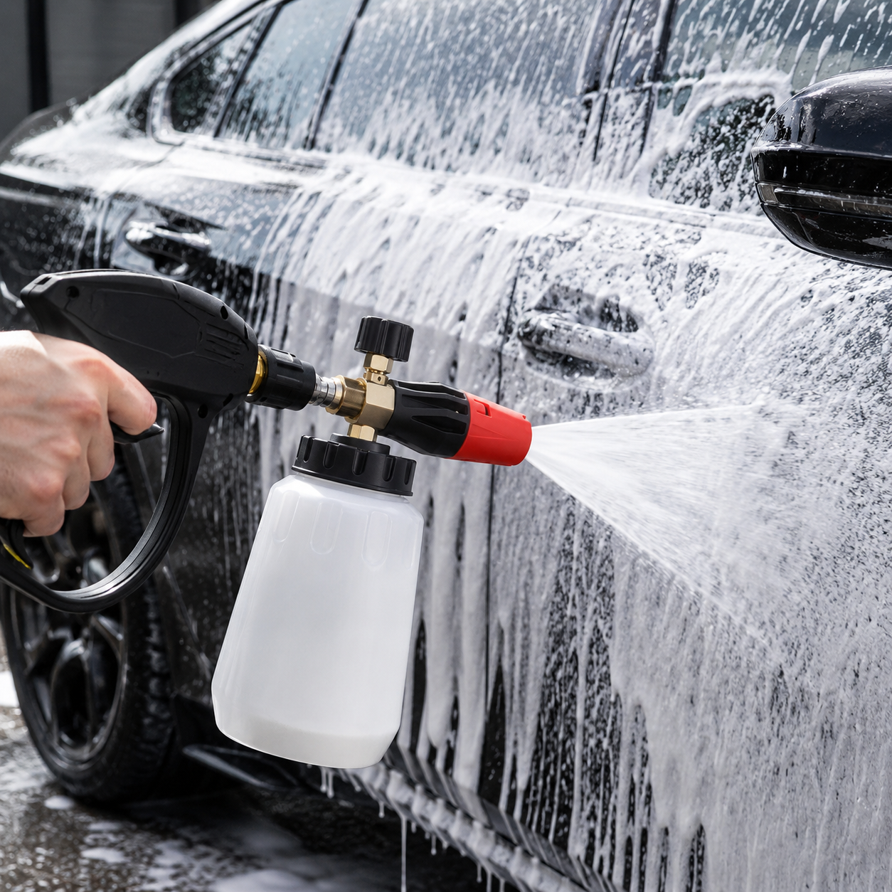 Pressure Washer Foam Sprayer – Quick Connect Car Wash Foam Cannon