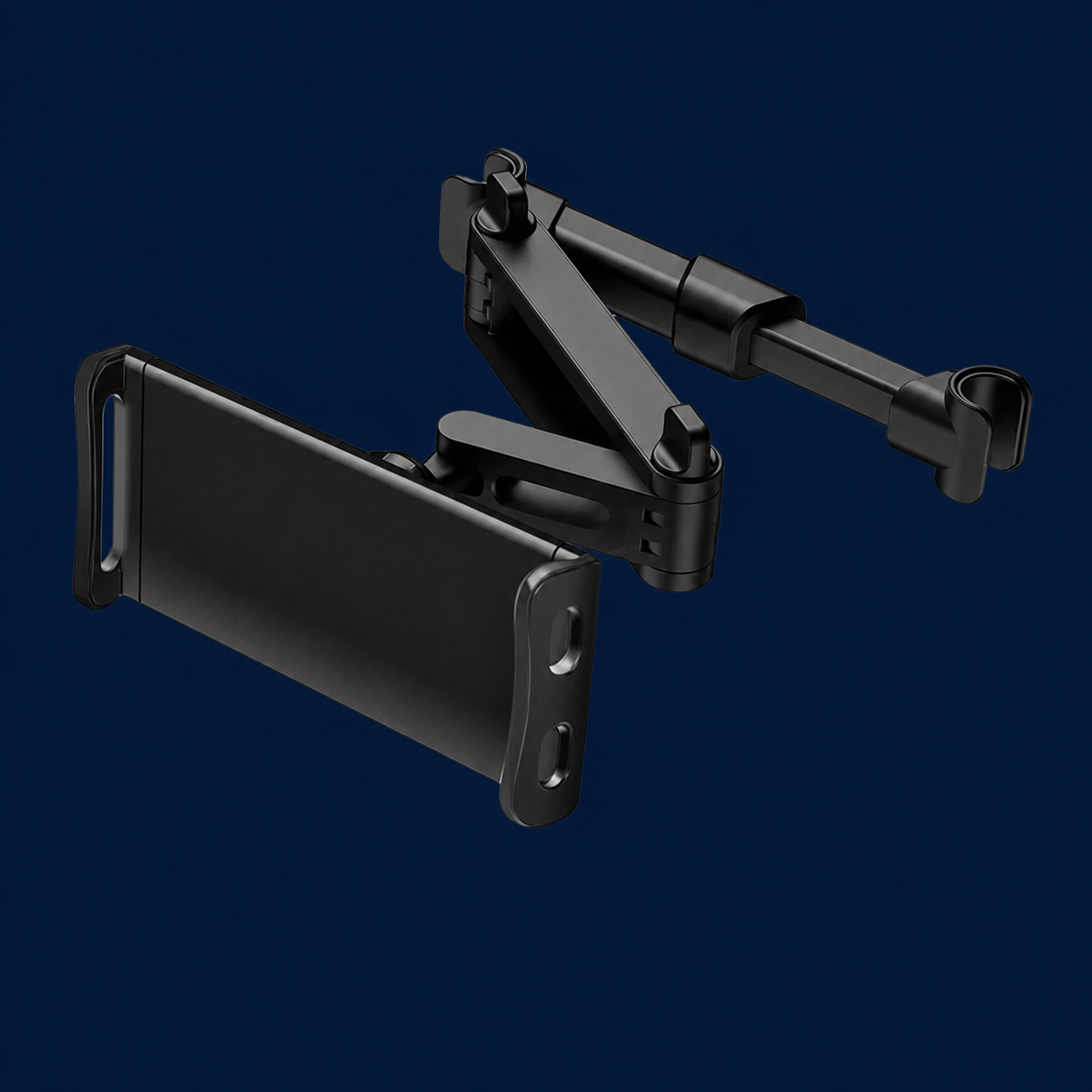 Backseat Tablet & Phone Holder – 360° Adjustable Headrest Mount