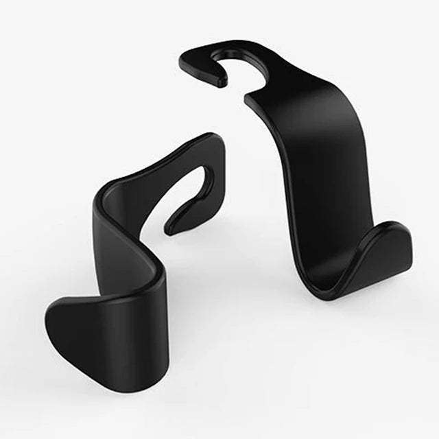 Car Seat Back Hooks – Universal Headrest Organizer Clips