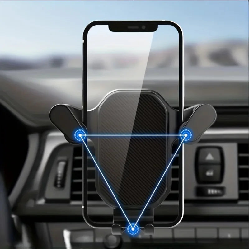 Car Phone Holder Air Vent Mount – 360° Adjustable Strong Grip Phone Stand